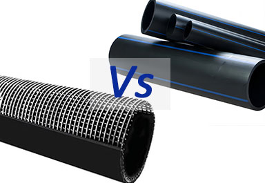 Difference Between HDPE pipe And Steel Mesh Skeleton Pipe